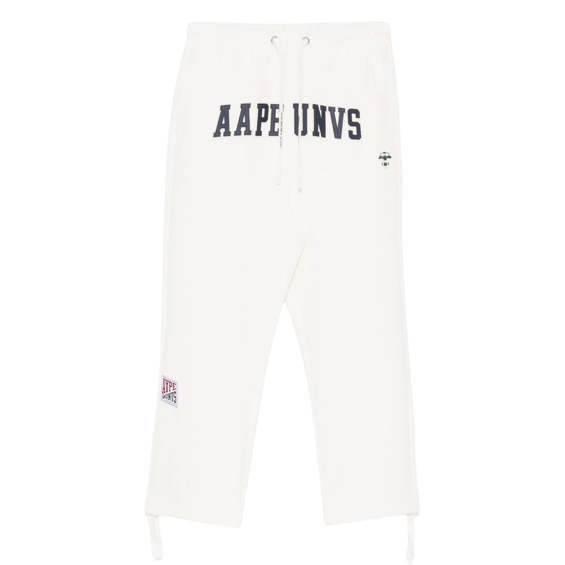 Aape Track Pants Unvs Logo Ivory