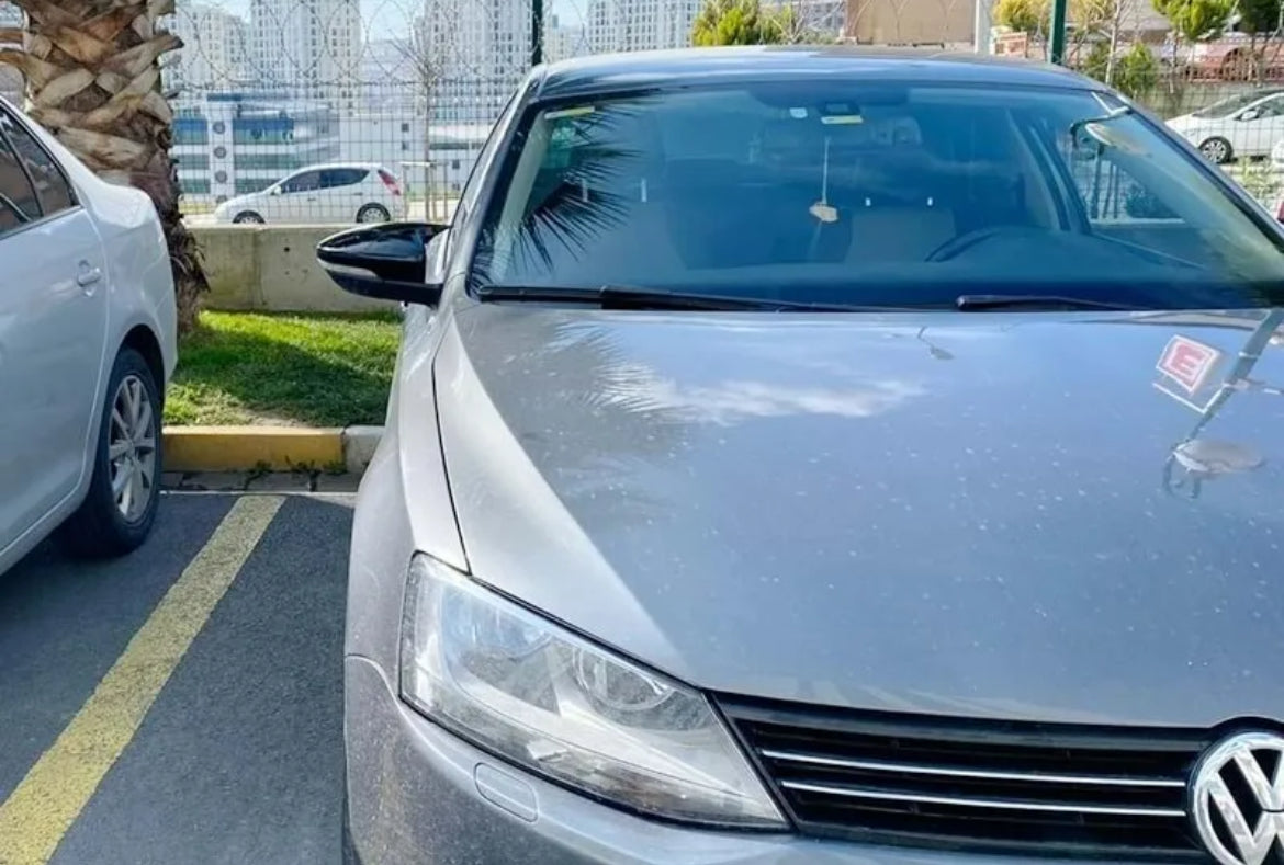 VW JETTA  MK 6  M4 / BATMAN MIRROR COVERS GLOSS BLACK