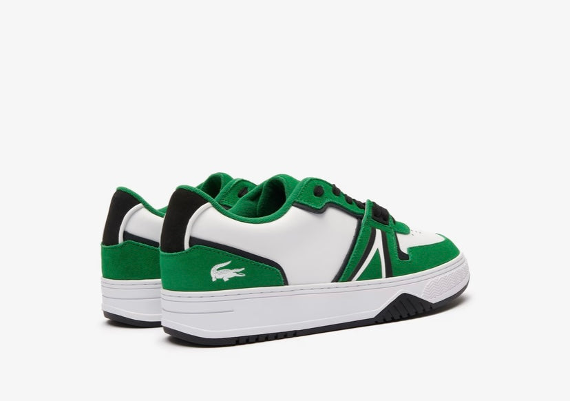 Lacoste Men’s L001 Coated Leather Trainers