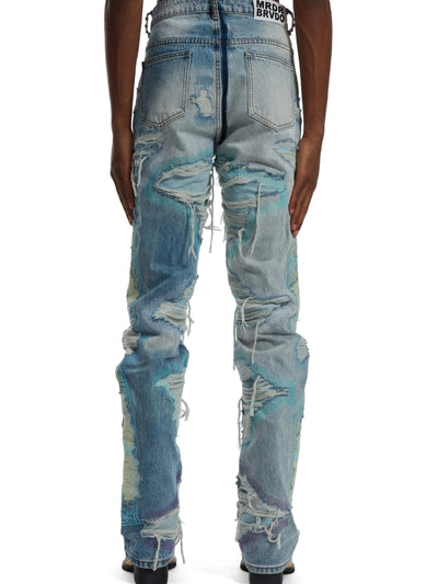 Who Decides War Jeans Stud Distressed Multi