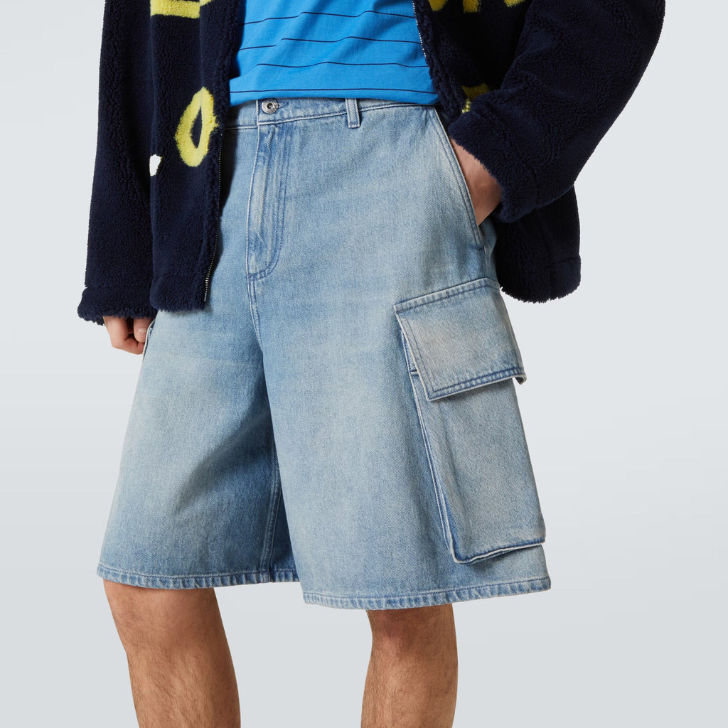 Jw Anderson Shorts Cargo Light Blue