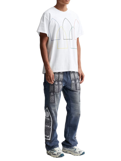 Who Decides War T-Shirt Interwoven Windows Cloud