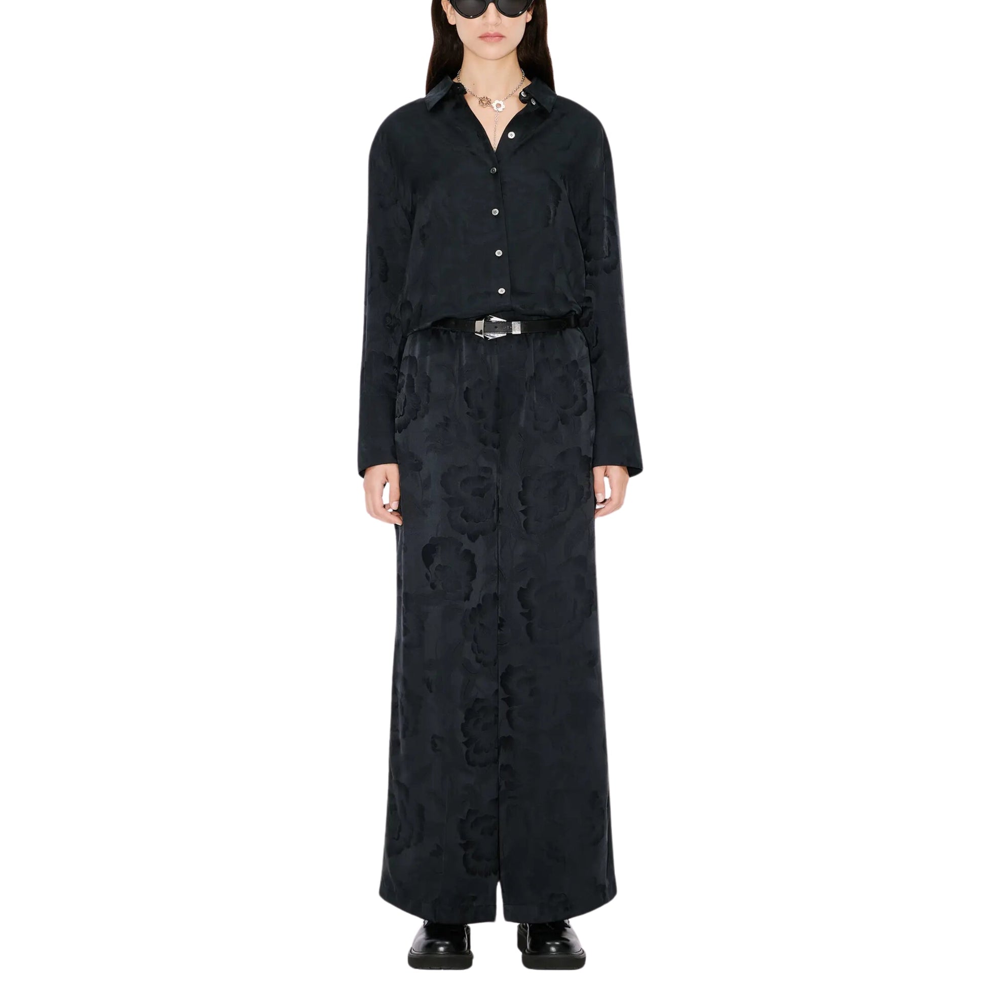 Kenzo Shirt Allover Print Black