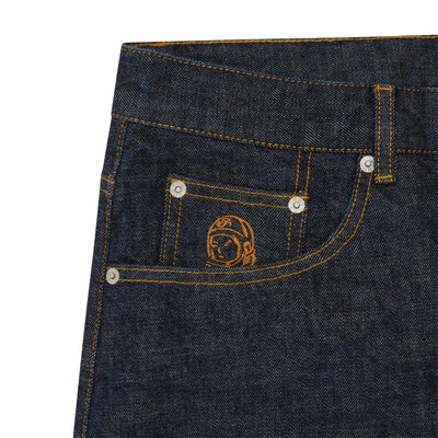 Billionaire Boys Club Shorts Diamonds & Dollars Denim Indigo