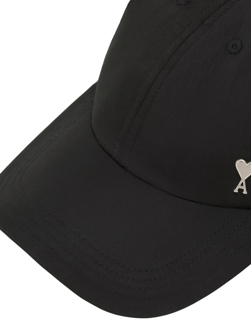 Ami Cap Stud Logo Black
