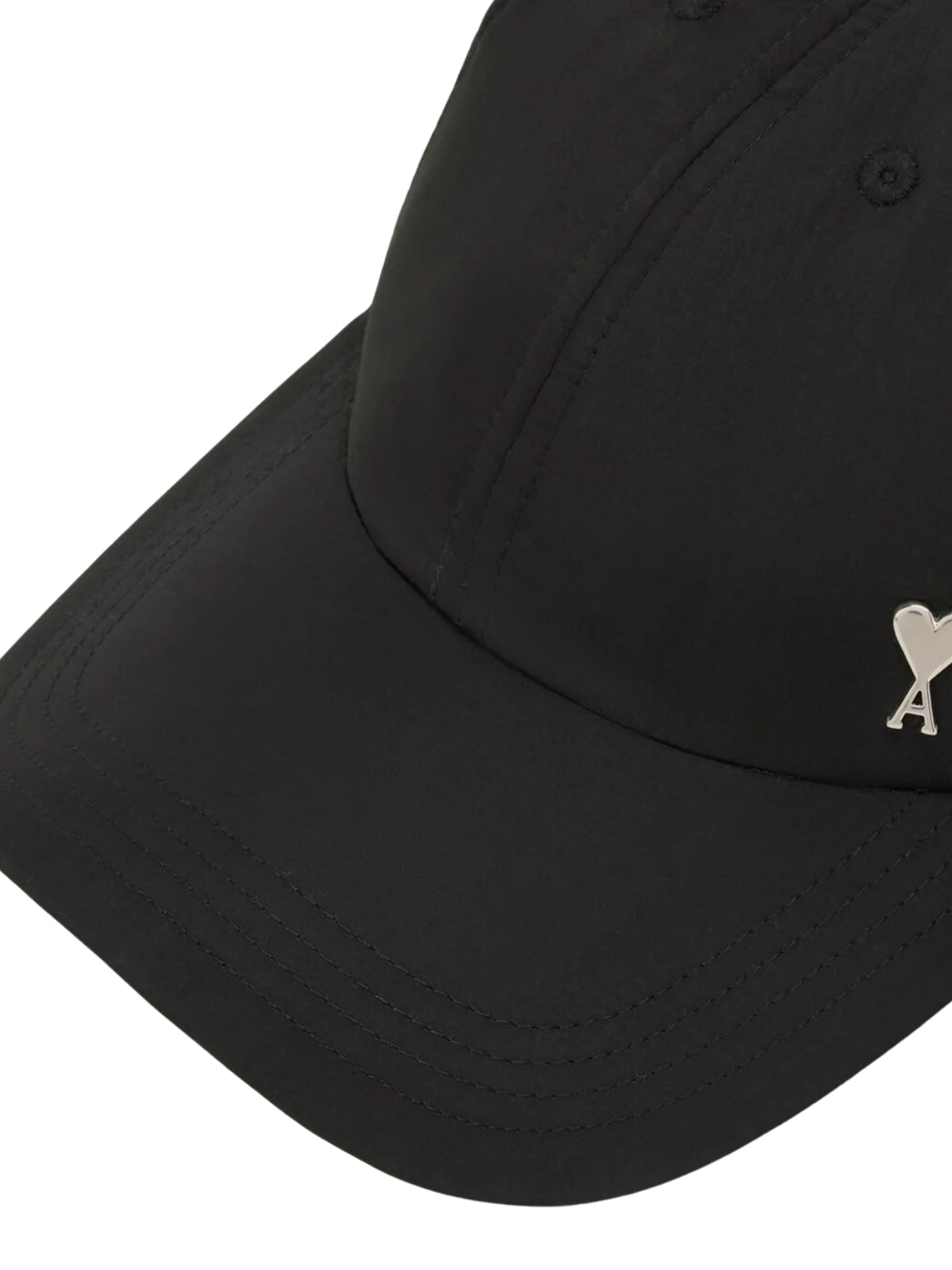 Ami Cap Stud Logo Black