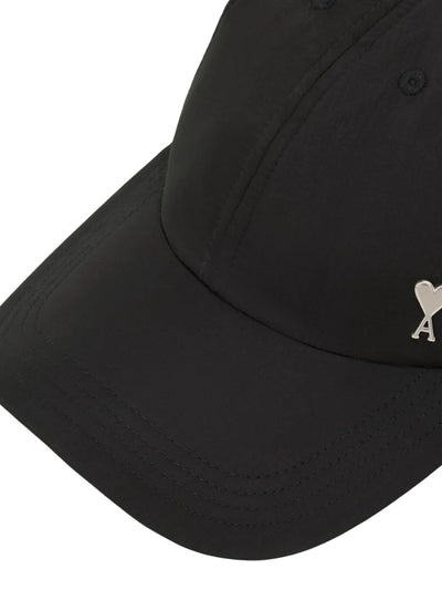 Ami Cap Stud Logo Black