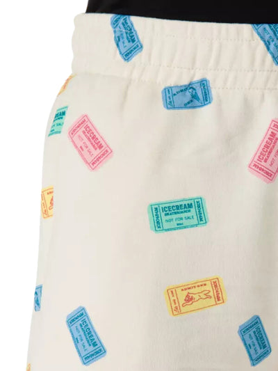 Ice-Cream Shorts Raffle Ticket Cream