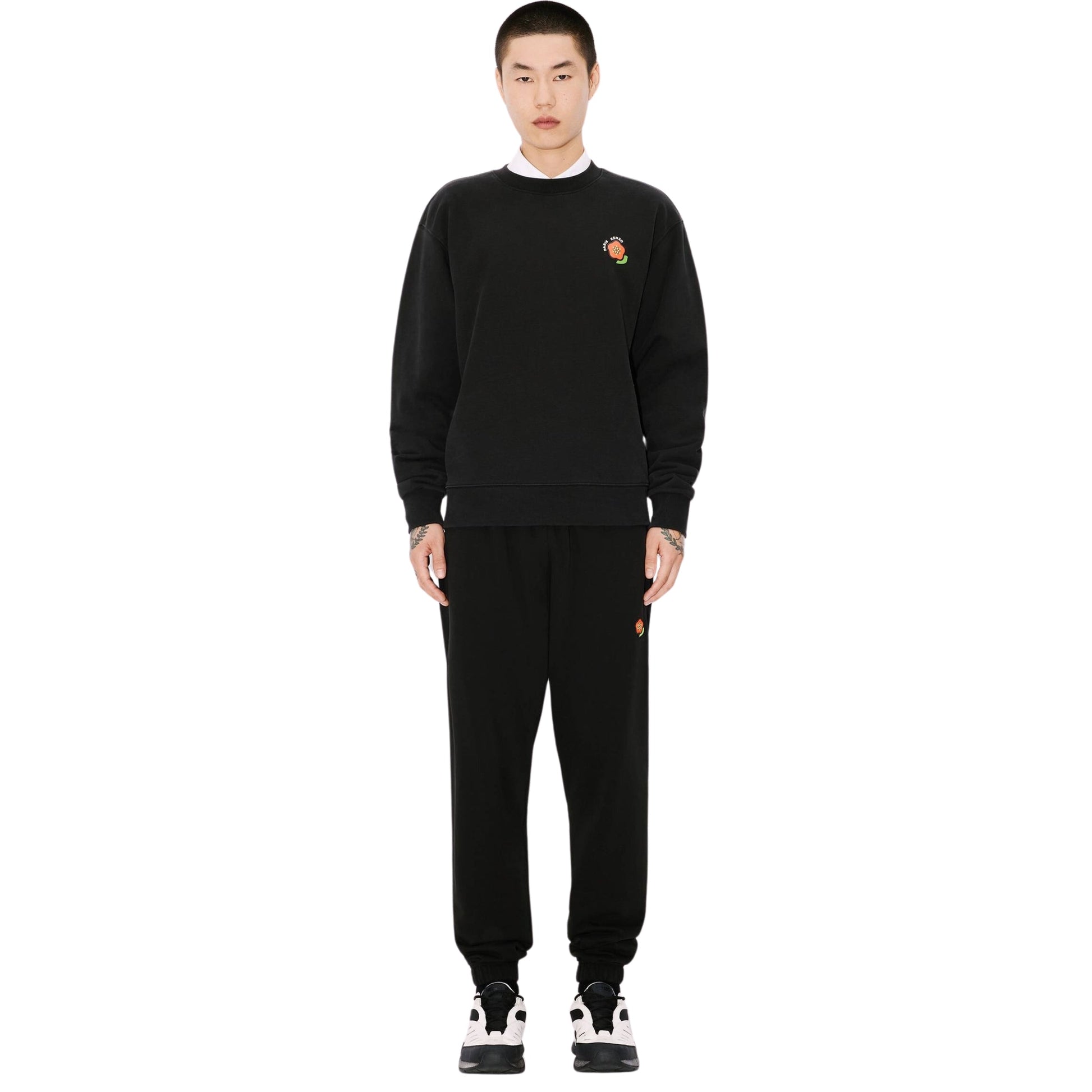 Kenzo Pants Ladies Boke Flower Black