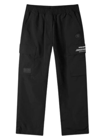 Aape Cargo Pants Pocket Logo Black