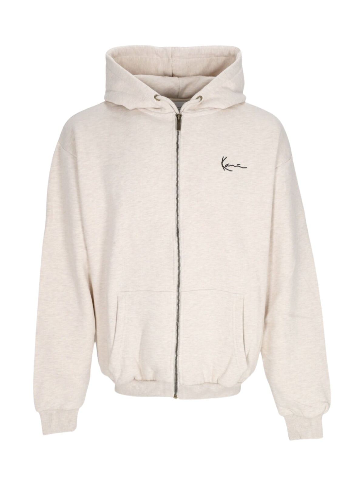 Karl Kani Jacket Chest Sign Hood Vanilla Melange