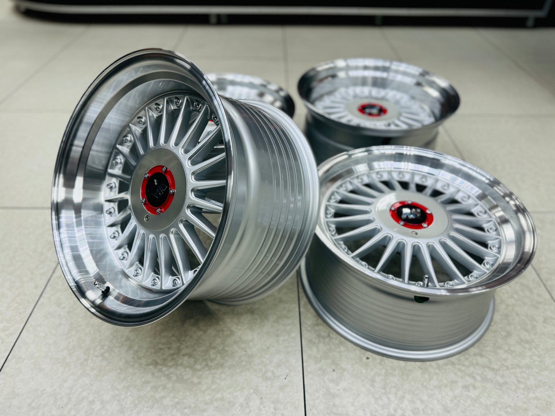 17'' NEW 10J AS-PINA SILVER 4/100 & 4/114 MULTI PCD