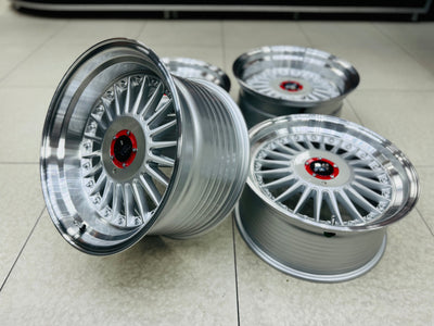 17'' NEW 10J AS-PINA SILVER 4/100 & 4/114 MULTI PCD