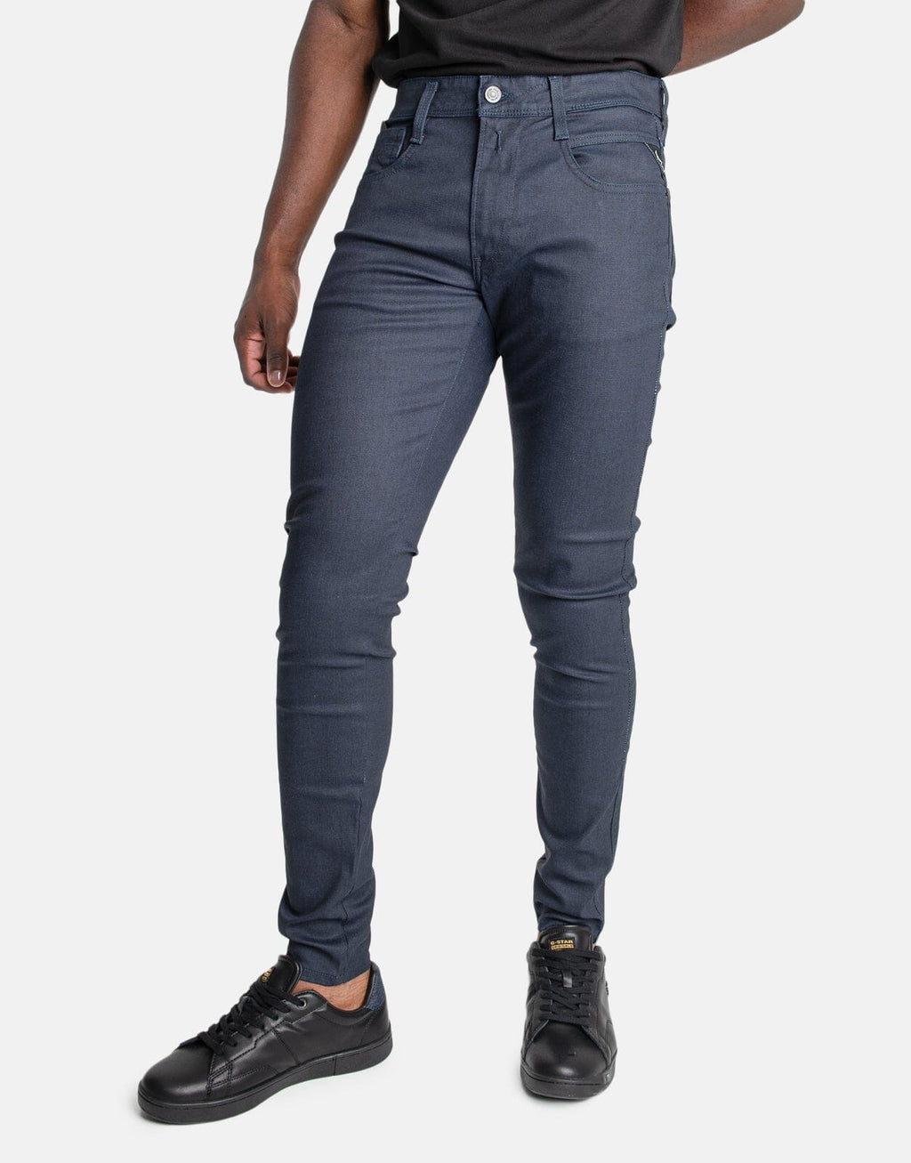 Replay Coated Bronny Super Slim Fit Jeans
