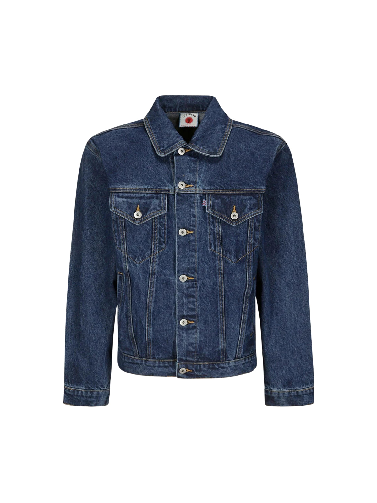 Ice-Cream Jacket Trucker Running Dog Denim Indigo