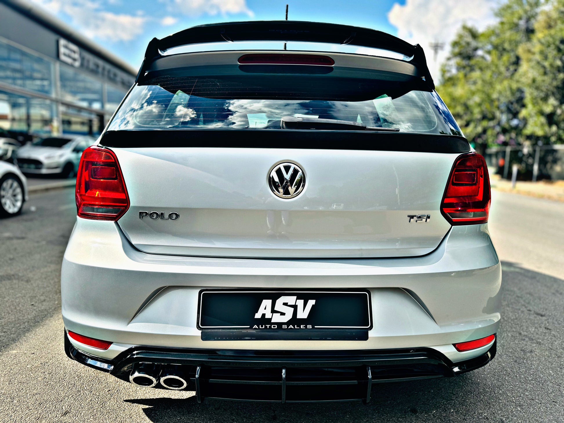 VW POLO 6 TSI TO GTI REAR DIFFUSER