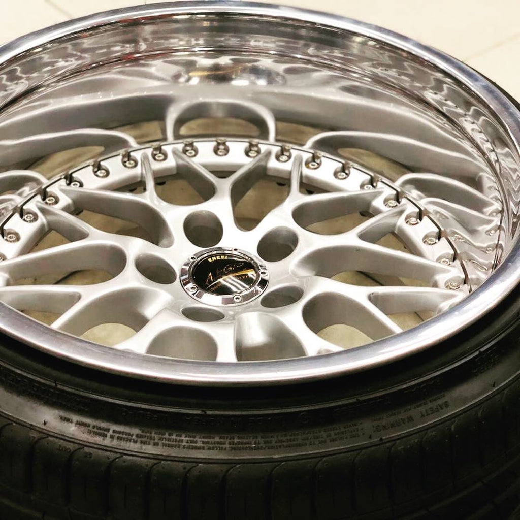 18” 3pce ENKEI AEGIS SPLIT JDM WHEELS 5/114