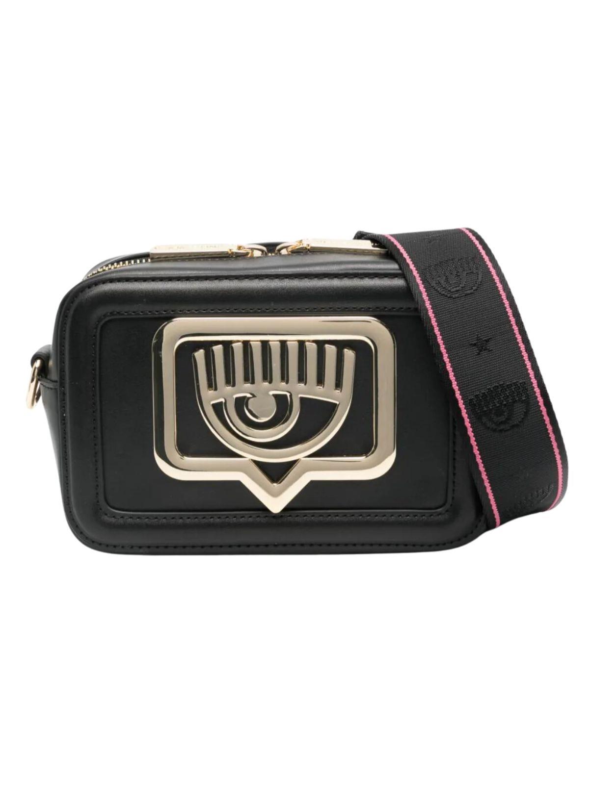 Chiara Ferragni Bag Bold Eyelike Logo Black