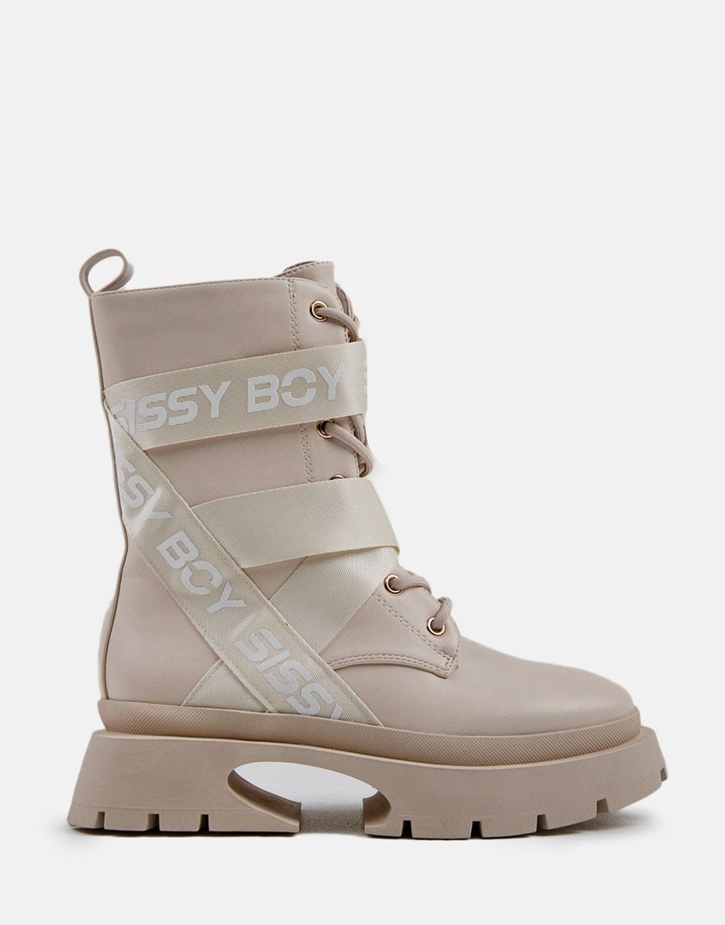 Sissy Boy Laceup Combat Boots
