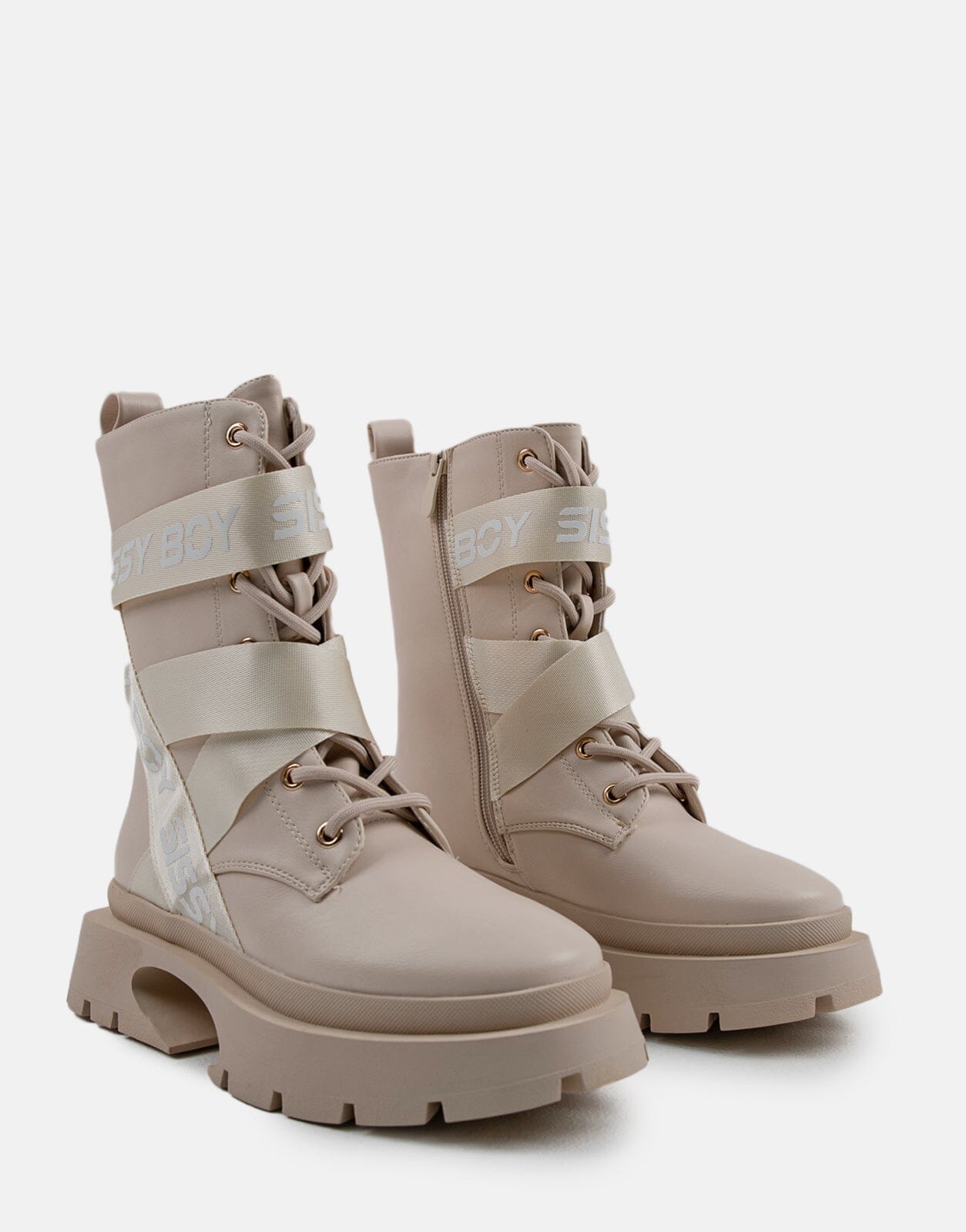 Sissy Boy Laceup Combat Boots