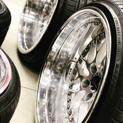 18” 3pce ENKEI AEGIS SPLIT JDM WHEELS 5/114