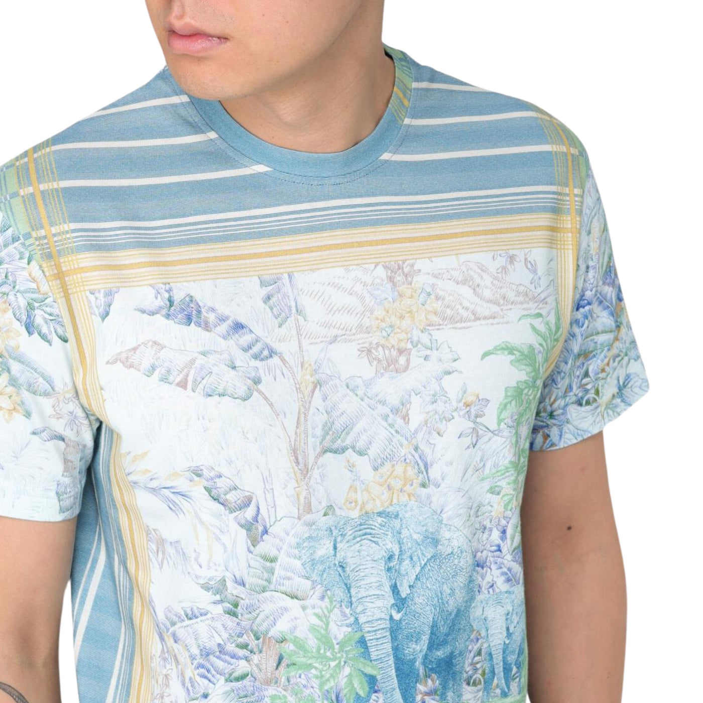 Etro T-Shirt Allover Print Multi