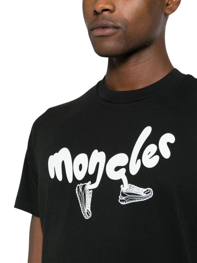Moncler T-Shirt Logo Black