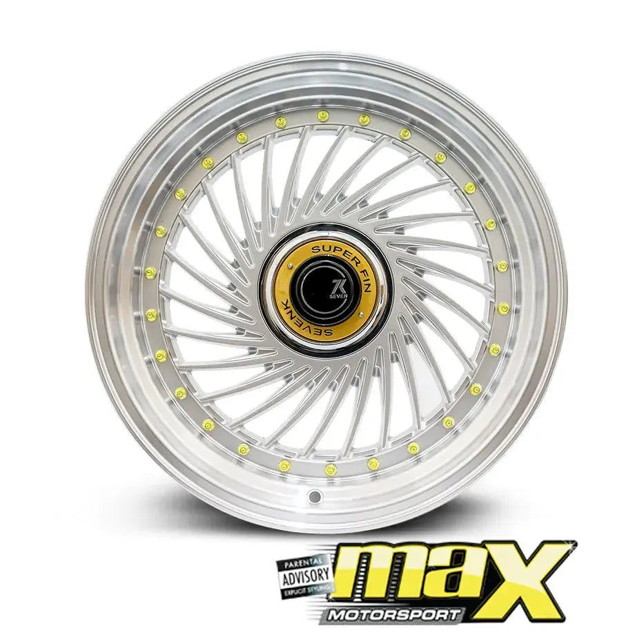17 Inch Mag Wheel - MX1213-Q SevenK Twist Wheel (4x100 / 4x108 PCD)