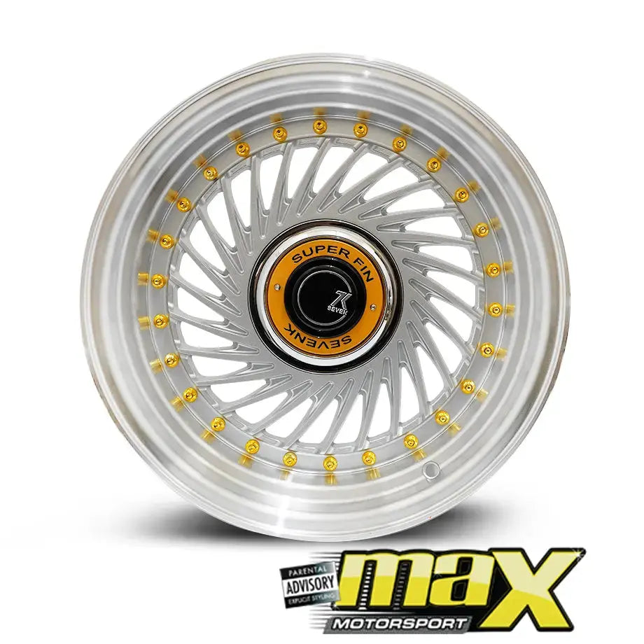 15 Inch Mag Wheel - MX1213-F SevenK Twist Wheel (4x100 / 4x108 PCD)