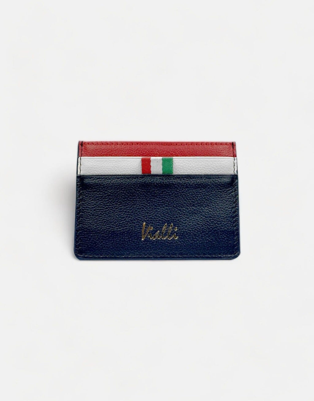 Vialli Navy/White/Red Card Holder