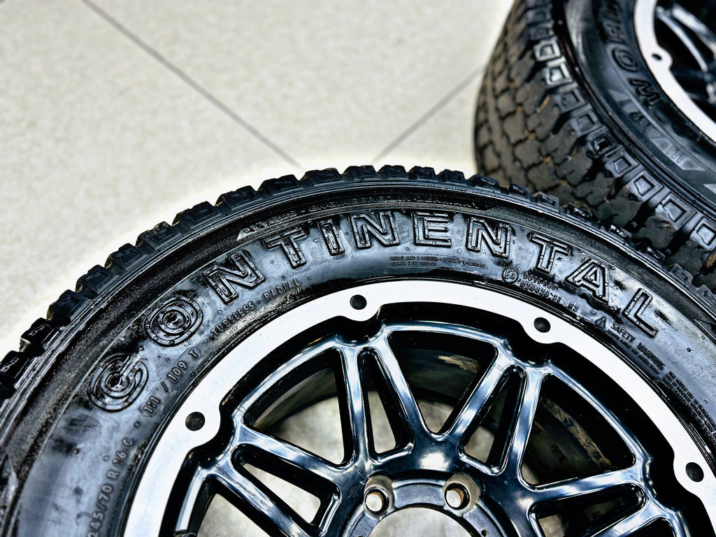 16” BAKKIE RIMS USED  WITH CONTI  TYRES