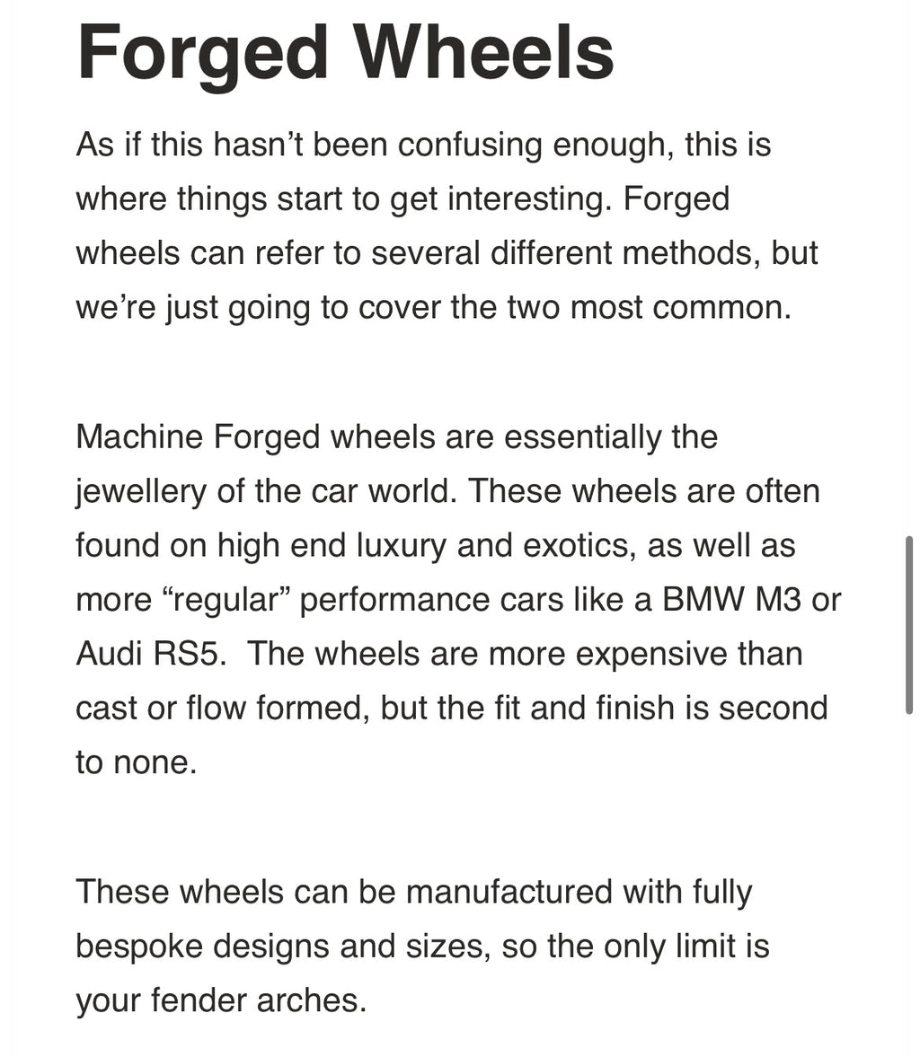 19 ” AS-FORGED PL001 5/112 WHEELS