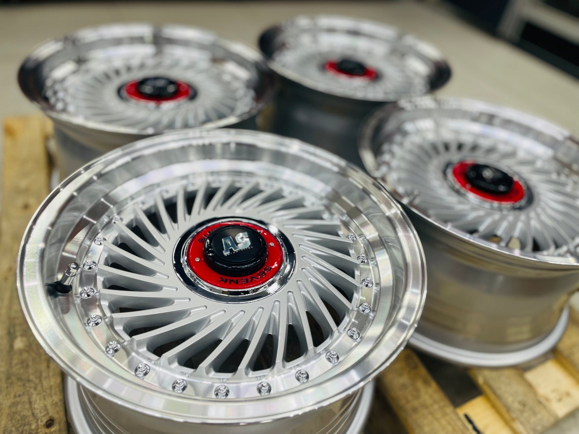 15” AS- SUPERFIN SILVER  4/100 4/108 wheels