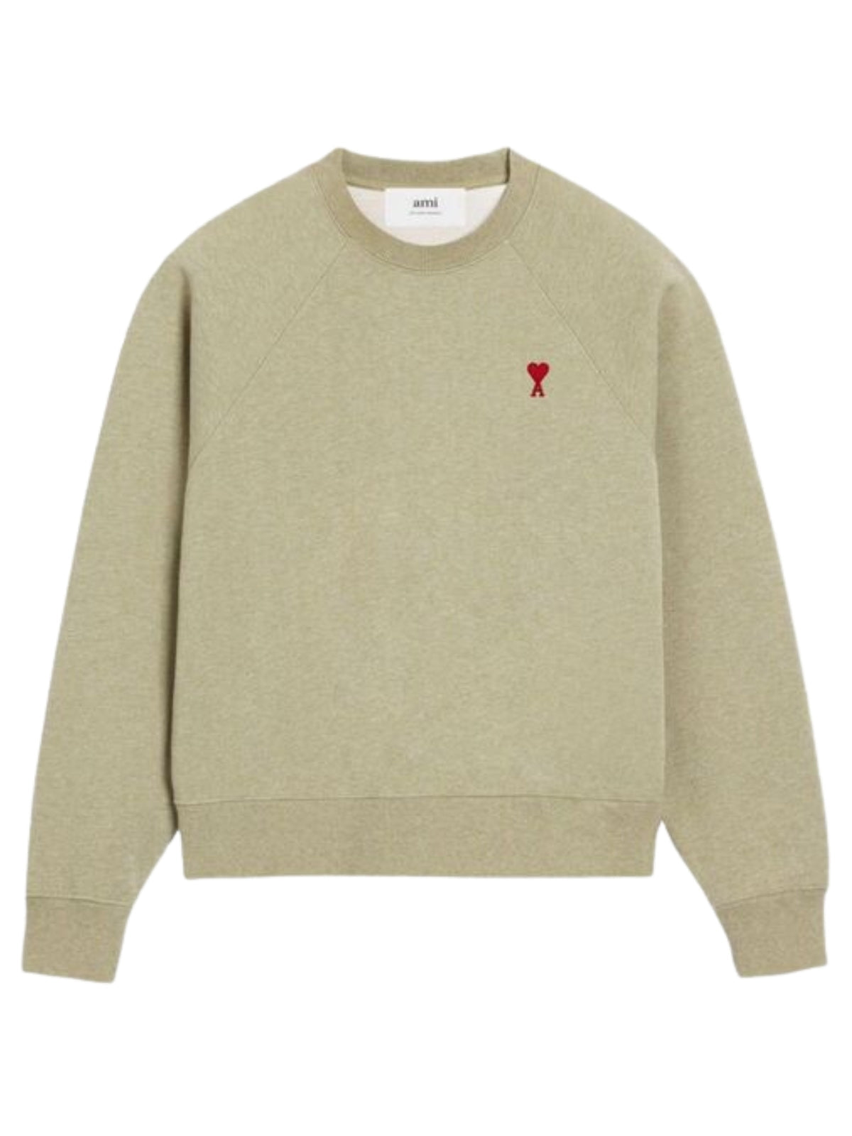 Ami Sweater Logo Heather Sage