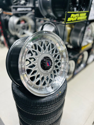 17'' AS-P-MESH M7690 4/100 4/114 SILVER WHEELS