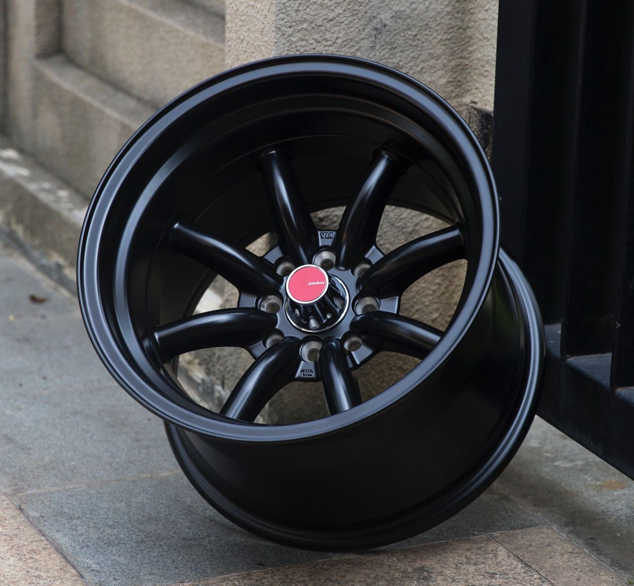 15” AS-WATA 4/100 4/114 Matt black