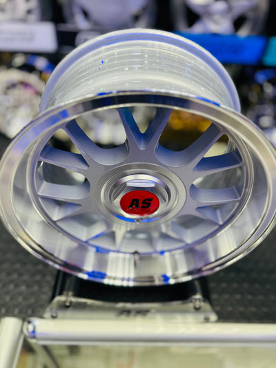 15” AS- 7197  4/100 4/108 silver  wheels