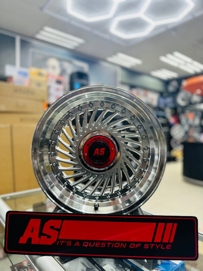 15” AS- SUPERFIN HYPER SILVER  4/100 4/114  wheels