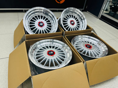 17'' NEW 10J AS-PINA SILVER 4/100 & 4/114 MULTI PCD