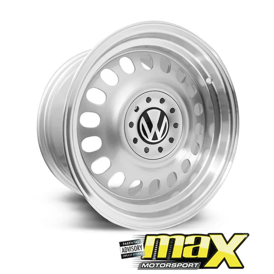 15 Inch Mag Wheel - MX5033-A Transporter Old Skool Style Wheels (4x100/5x100 PCD)