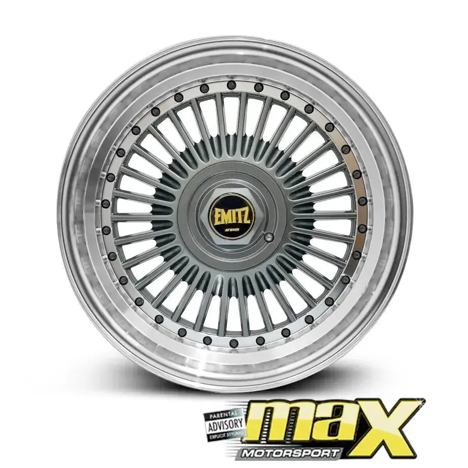 15 Inch Mag Wheel - MX5036 Emit Wheels - (4x100/ 5x100 PCD)