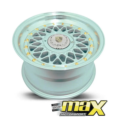 15 Inch Mag Wheel - MX666 Posch Mesh Style Wheel (4x100 / 5x100 PCD)