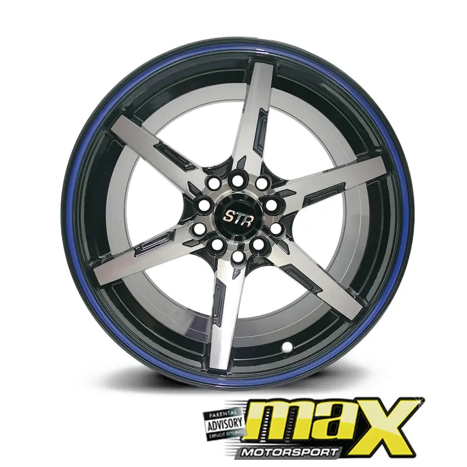 15 Inch Mag Wheel - MX824 STR Concave Wheels (5x100 / 5x114.3 PCD)