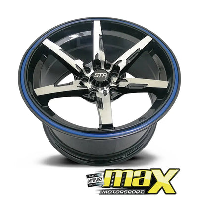 15 Inch Mag Wheel - MX824 STR Concave Wheels (5x100 / 5x114.3 PCD)