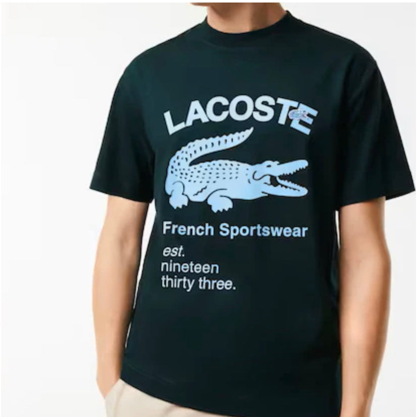 Lacoste Relaxed Fit Crocodile T-Shirt