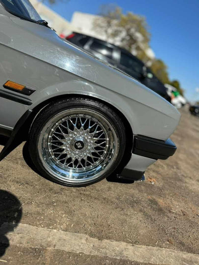 17” AS® CHROME WITH CHROME STUDS  4x100 & 5x100 10j rear