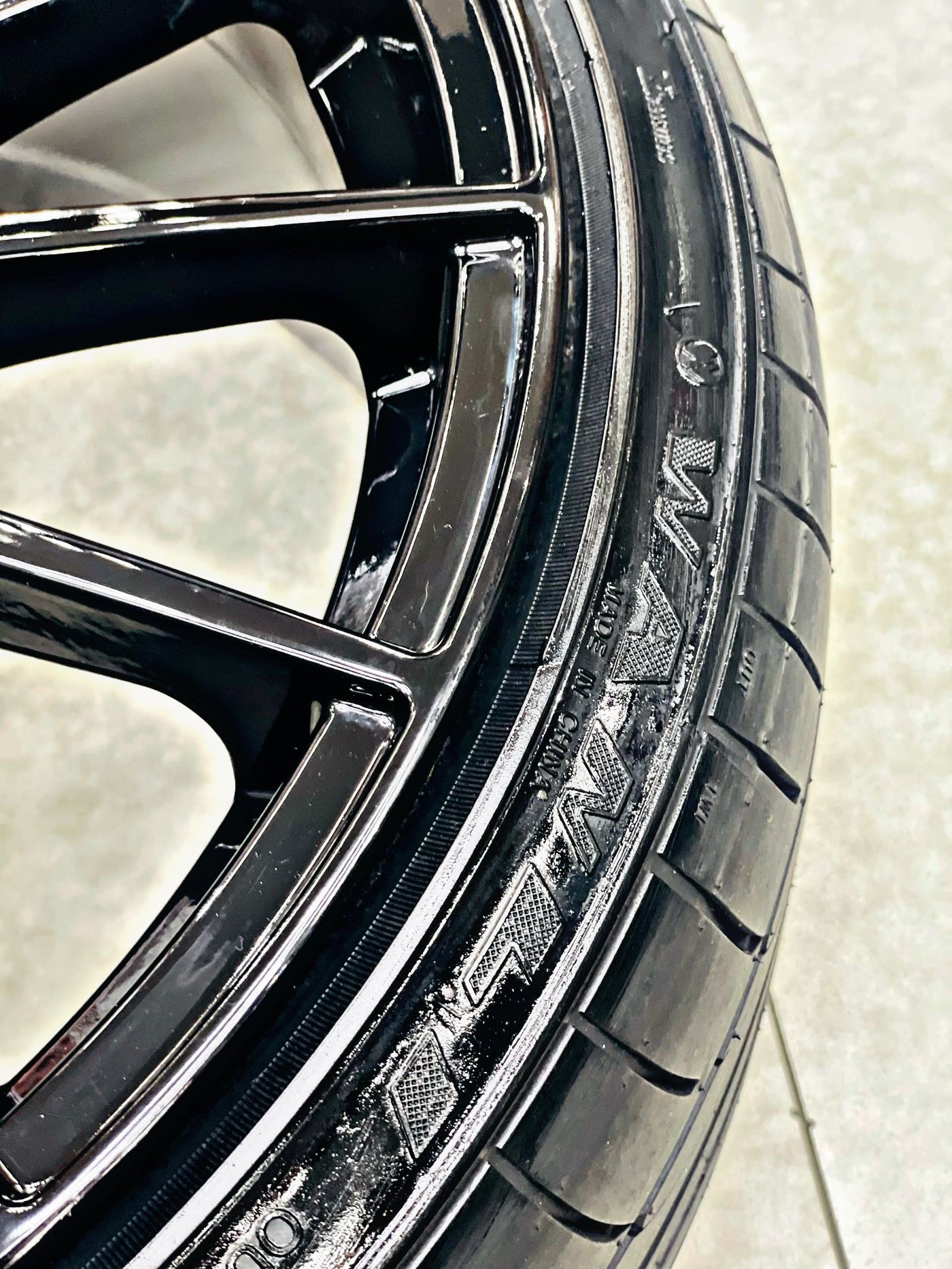 19” AS-SUPERTURISMO  5/112 & 5x100 multi PCD  GLOSS BLACK WITH 215/35/19 TYRES