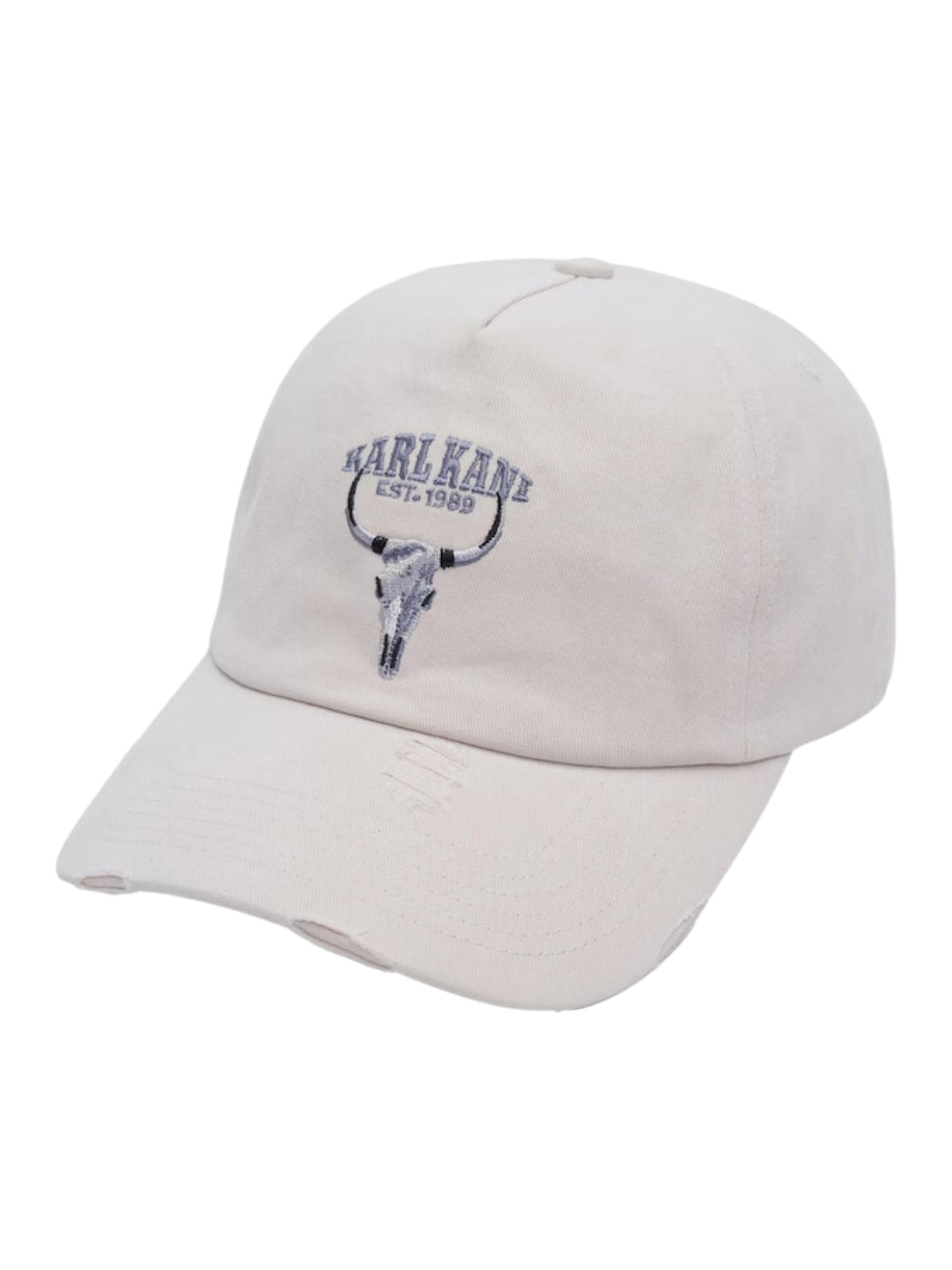 Karl Kani Cap Washed Skull Off-White