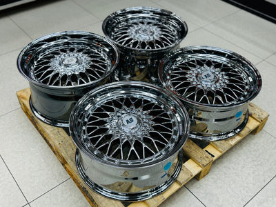 18” AS- MESH 5/100 5/120 SILVER CHROME