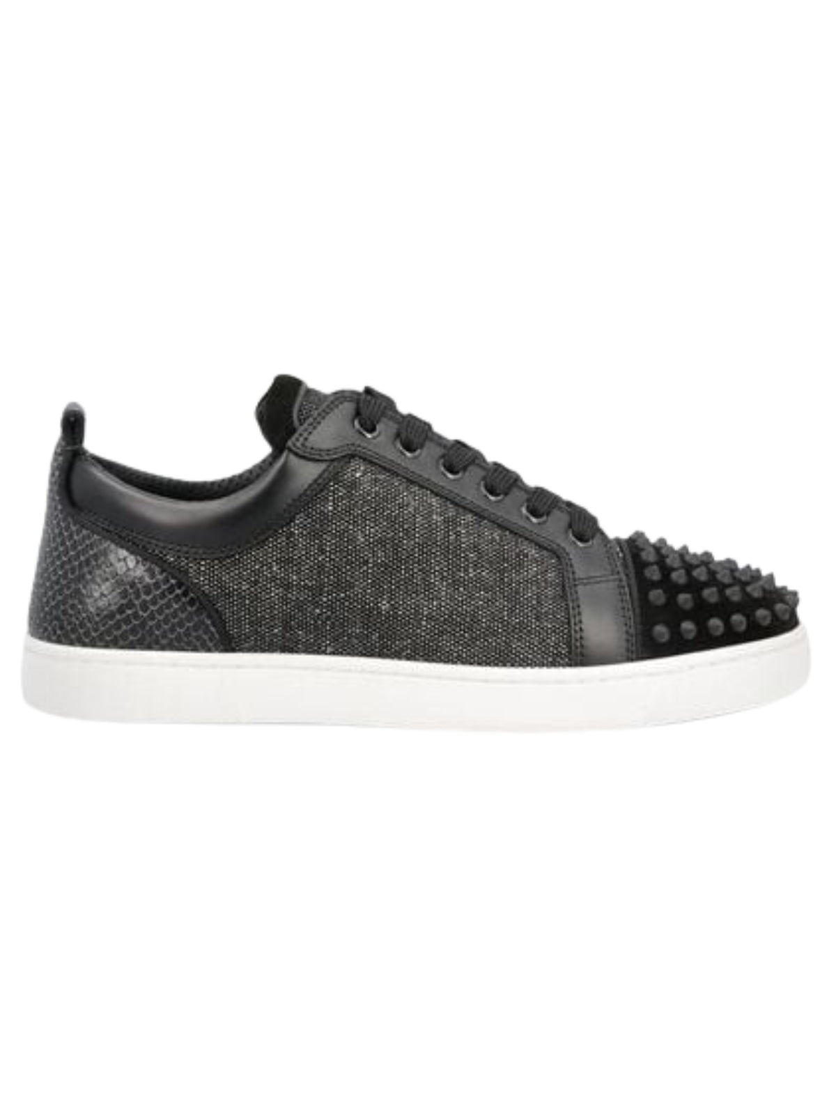 Christian Louboutin Sneaker Louis Junior Spikes Black